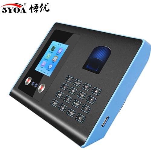 AF01 Biometric Face Facial Fingerprint Recognition Time Attendance No Touch Contactless System Machine Device Machine