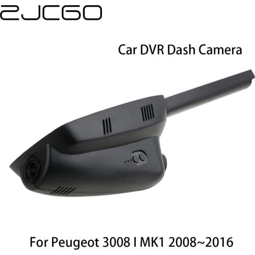 Car DVR Registrator Dash Cam Camera Wifi Digital Video Recorder for Peugeot 3008 I MK1 2008~2016