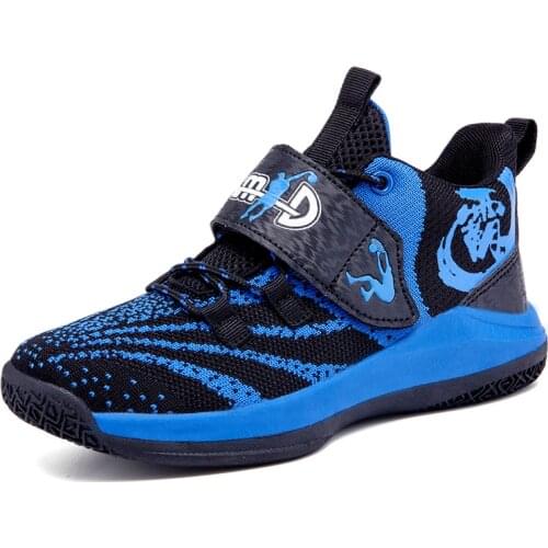 Basketball Kids Sneakers Children Casual Shoes For Boys Sneakers Girls Shoes Leather Running Anti-slippery Footwear Trainers