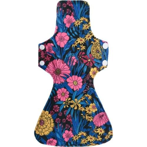 Free Shipping 1PCS Night Use Reusable Menstrual Pads For Heavy Flow, Large Size Breathable Women Mesh Cloth Pads 16*30cm