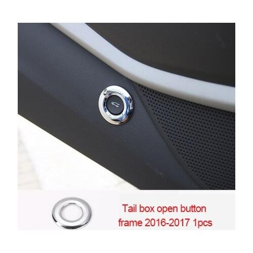 For Chevrolet Camaro Bumblebee 2016-2017 chrome Tail box open button frame 1pc