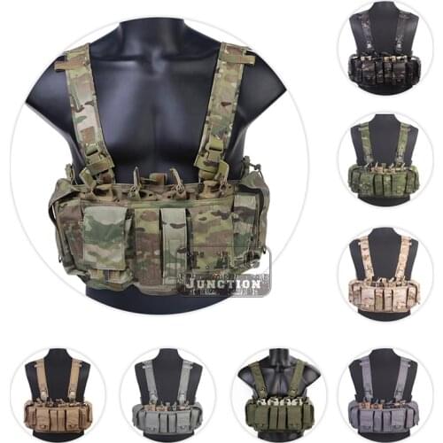 Emerson MF Style Tactical UW Chest Rig Gen IV With 5.56 9mm Magazine / Radio Pouch H Harness Carrier For Airsoft Shooting