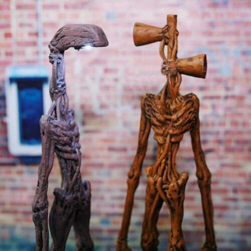 20cm SirenHead Figurine Siren Street Lamp Head Model Collectible Urban Legend Horror Toys SCP 6789 Anime Action Figure Kids Gift