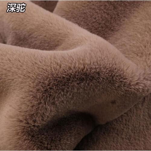 Imitation Rex rabbit fur, grass and wool clothing,plush faux fur fabric for coat vest fausse fourrure tissu