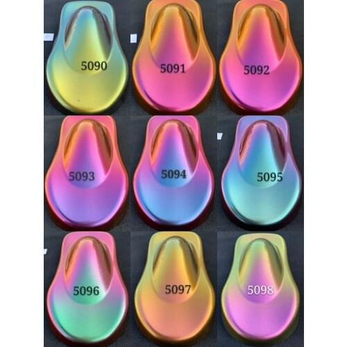 10g/Bag 9 Colors Chameleons Pigment Pearlescent Epoxy Resin Glitter Magic Multicolor Powder Resin Colorant Jewelry Making Tools