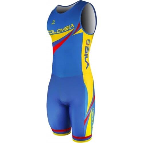 Sila Triathlon 2020 Mens Sleeveless Cycling Jersey High Quality Leather Jumpsuit Maillot Bike roupa ciclismo Sponge Pants Pad