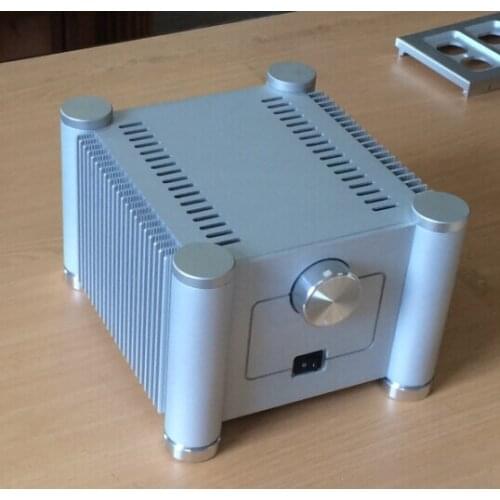 RD2013 white aluminum power amplifier chassis / AMP shell / case / DIY box (206 * 150 * 242mm)