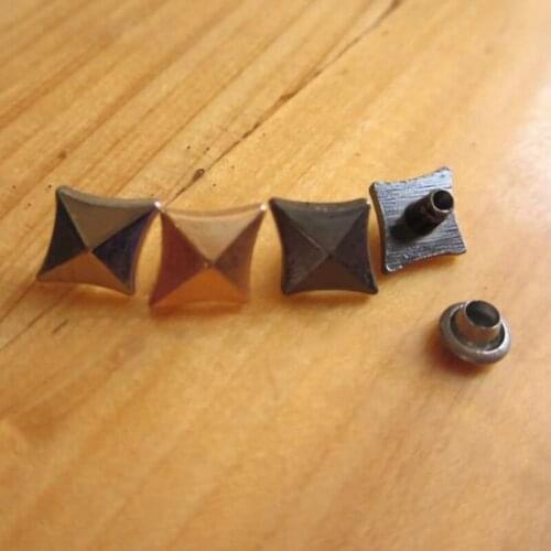 Rhombus Star Diamond Shape Garment Rivet Cap Stud For Leather Craft Wallet Bag Hat Jeans Shoe Chocker Trims Jewelry Accessories