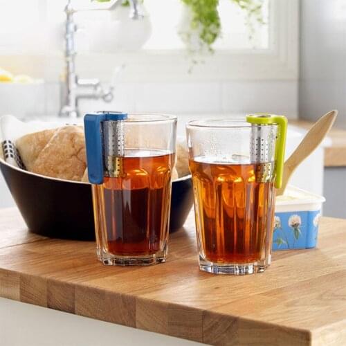 Stainless Steel Mesh Tea infuser Coffee Filters Reusable Strainer Chinese Loose Tea Leaf Spice Filter Cup Accessoires 3pcs