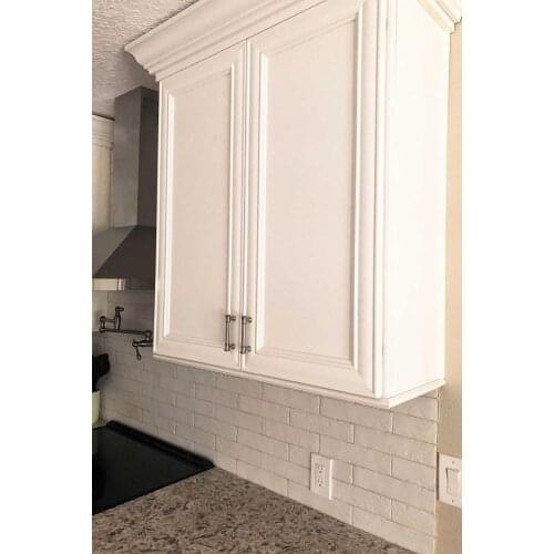 Solid Wood High Quality Simple Design Modern Kitchen Cabinet