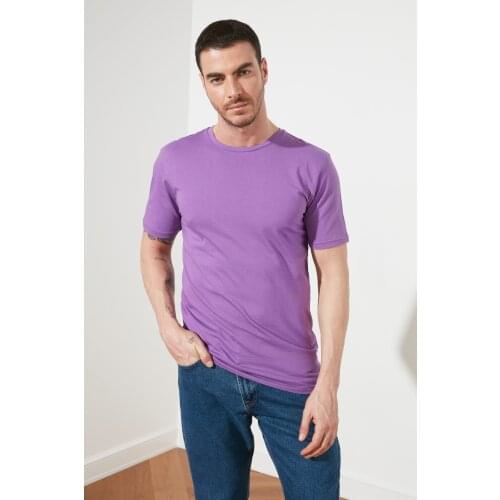 Trendyol Basic Men 'S Regular Fit Cycling Neck Short-Sleeve T-Shirt TMNSS21TS0808