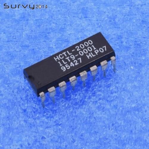 1/5PCS IC HCTL-2000 DIP-16 Quadrature Decoder/Counter Interface ICs AVAGO US diy electronics