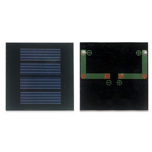 1Pcs Free Shipping Sample 2V 120mA 60x60mm PET Laminated Polycrystalline Silicon Solar Cell, Solar Panel