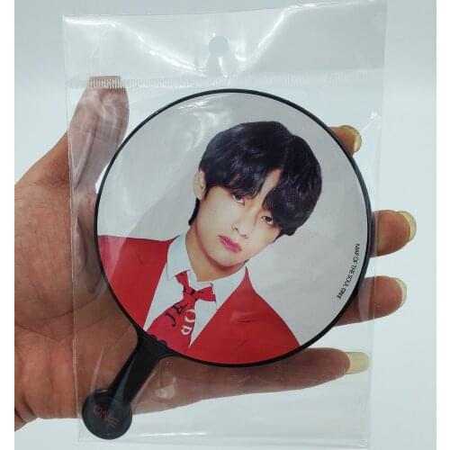 10 Pcs/lot Kpop Map Of The Soul ONE Mini Hand Fan JUNGKOOK SUGA JIMIN V RM JHOPE JIN Circular Fans Toy Gift Collection 10cm
