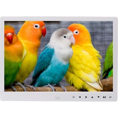 12 inch Touch Button Digital Photo Frame Electronic Album LED Display 1280x800 MP3 MP4 Video Player Gift