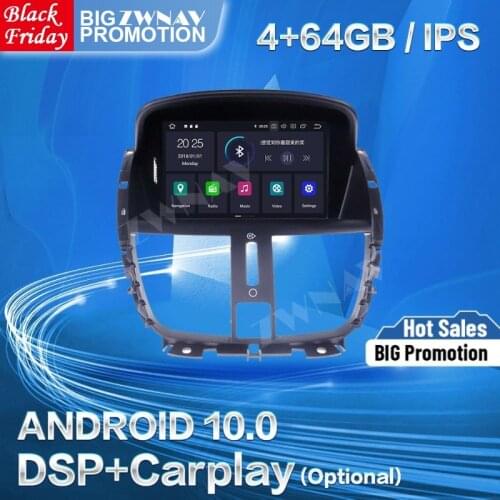 Carplay For Peugeot 207 2007 2008 2009 2010 2011 2012 2013 2014 Android 10 Screen GPS Navi Audio Stereo Radio Recorder Head Unit
