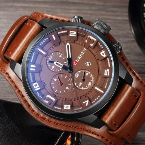 Curren 8225 Luxury Brand Quartz Watch Men Sports Watches Military Army Male Wrist Watch Clock CURREN Relogio Masculino Gift