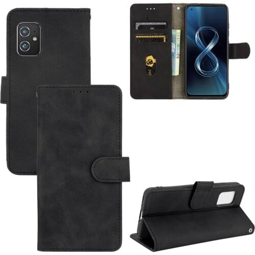 Stand Flip PU Leather Back Cover Case For Asus Zenfone 8 ZS590KS 8 Flip ZS672KS Zenfone 7 Pro Stand Holder Ultra Thin Flip Cover
