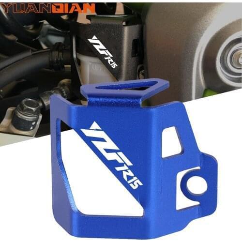 For YAMAHA YZF R15 YZFR15 R15 V3 2009-2021 2020 2019 2018 2017 2016 Motorcycle Rear Brake Fluid Reservoir Cover Guard Protector