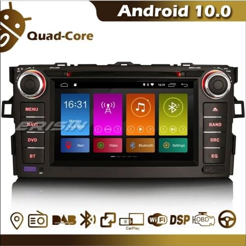 Erisin ES3017A 7" Touchscreen Car DVD Player For Toyota Auris GPS Navigation CarPlay DSP DAB+ FM Bluetooth OBD TPMS DVR Canbus