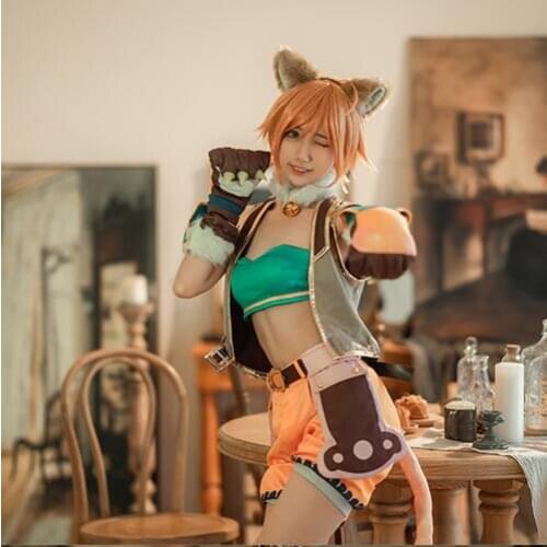 Game Princess Connect! Re:Dive Harusaki Hiyori Cosplay Costume Uniform Halloween Costumes for Women Girls Fancy Party Outfits