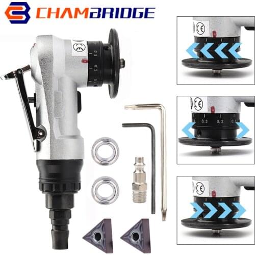 Mini Pneumatic Chamfering Machine Portable Metal Deburring Trimming Machine 45 Degree 30000RPM With Blades Bearings Kit