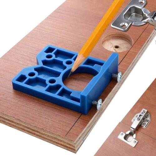 35mm Guiding Hinge Drilling Hinge Drilling Fixture Hidden Hole Opener Door Cabinet Woodworking Hole Opener Accessories
