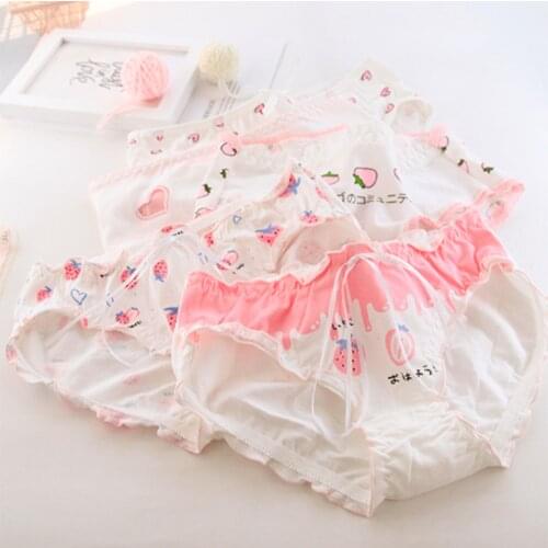 New Arrivl 4Pcs/Lot Girl Panties Underwear Cotton Comfortable Cartoon Wholesale A301-4
