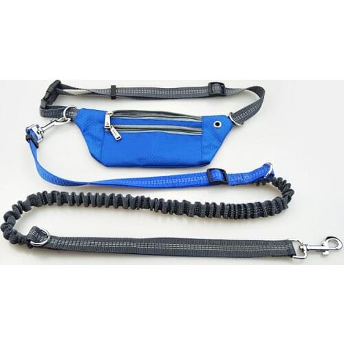 Kaatapet Adjustable Waterproof waist bag sports running traction dog rope / multifunctional dog bike leash