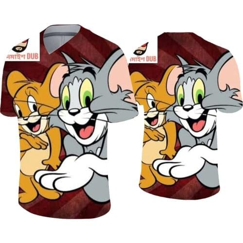 The latest cute cat 3D printing animals cool funny T shirt men short sleeves summer T shirt men fashion casual T shirt men