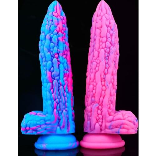 Sex Shop Big Dildo Huge Anal Plug Silicone Penis Adult Sex Toys for Female Masturbater G-spot Stimulate Massage Anal Massager 18