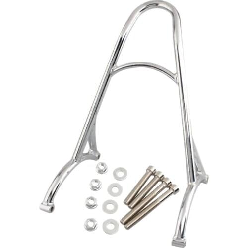 Motorcycle Silver Rear Passenger Backrest Bar for XL883 1200 48 72 2004-2013