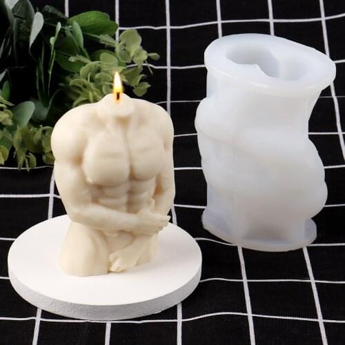 Sexy Woman Silicone Body Molds Thick Female Body Curvy Figure 3d Moulds for Making Diy Soup Candle Resin Art Molds for Plaster