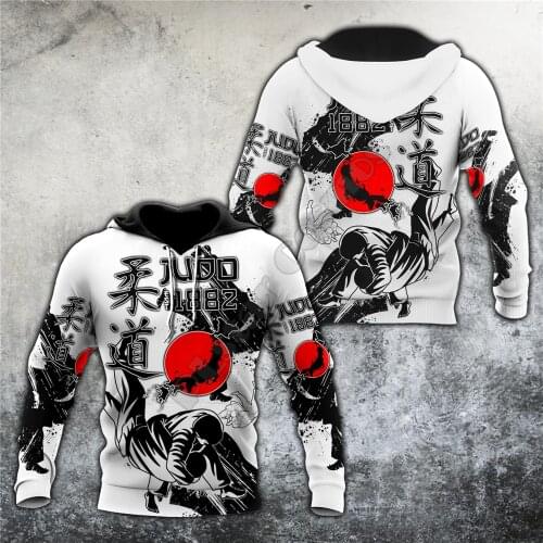 Judo 3D Printed Unisex Shirts Sweatshirt zipper hoodies women For men Pullover streetwear Cosplay Costumes