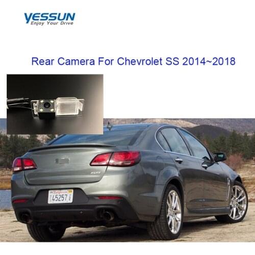 Yessun Dynamic trajectory camera or fix line rear view camera For Chevrolet SS 2014~2018 CCD night view license plate camera