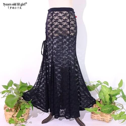 2021 Lace Tribal Belly Dance Skirt Steampunk Boho Bohemian Gypsy Renaissance EX102
