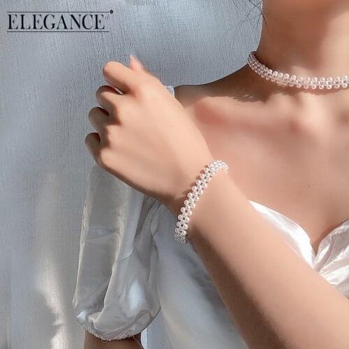 Women Natural Pearl Good Friend Bracelet White Temperament Design Jewelry Commemorating Sister Friendship Precious Bracelet