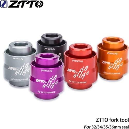 ZTTO MTB Suspension Fork Oil Seal Driver Dust Wiper Install Tool Fit for 32mm 34 35 36mm Tube Service Maintain Kits