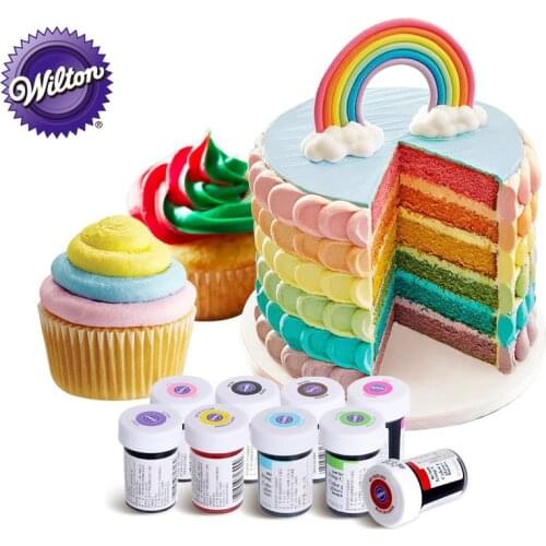 1 Bottle of Wiltons Water-based Food Coloring Icing Gel-based Food Coloring for Baking Cake Desserts Fudge Macaron Cream