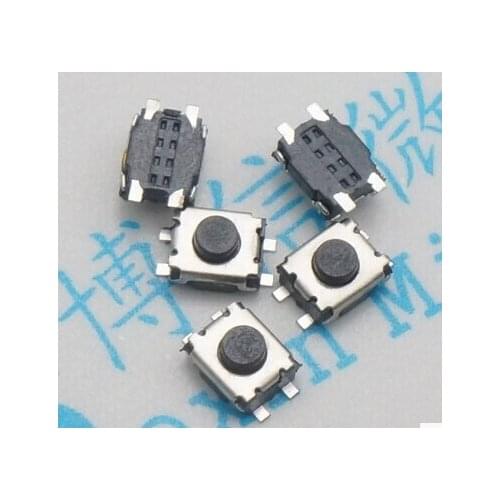 100pcs smd 3 * 4 * 2MM Micro button 3X4X2 tact switch 4 pin little turtle single shrapnel temperature ic3x4x2MM