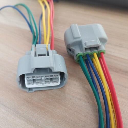 2/4/10pcs/lot 8 Pin/Way Female Headlights HID Connector Plug With Wire Harness Pigtail For Toyota Lexus 90980-10897