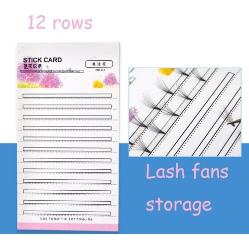 2mm Flower Sticky Eyelash Extension Strip Storage Camellia Graft Pallet Lash Holder Individual Lash Volume Stand Makeup kits