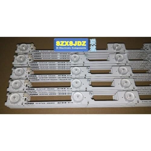 25pcs/lot Original 6 lights, 6V LED series, highlighted bar lens, Konka LCD TV, KDL48JT618A change general lamp strip, new 36v