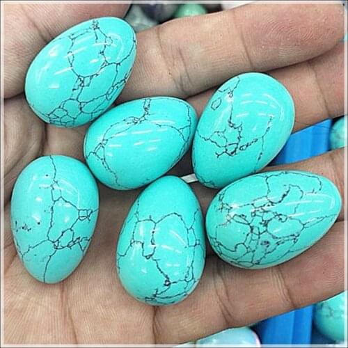 3pcs nature gem stone egg shape NO holes turquois amethys green aventurine black stone rose quart malachite crystal golden sand