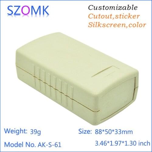 4pcs sozmk customizable plastic case for electronic equipment enclosure 88*50*33mm