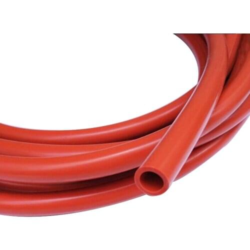 5M Red Silicone Tube 3mm/4mm/5mm/6mm Auto Car Vacuum Silicone Hose Racing Line Pipe Tube high temperature silicone tube