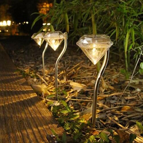 Diamond LED Solar Lamp Power LED String Fairy Lights Solar Garlands Garden Christmas Decor for Outdoor Home Courtyard Decoration