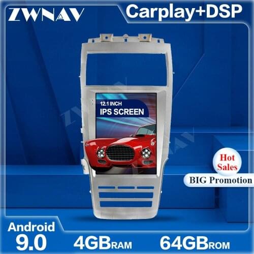 PX6 Tesla Style Big Screen 12‘’ Android 9.0 Car Multimedia Player For Lincoln MKC MKZ 2013-2020 Audio Radio stereo BT head unit