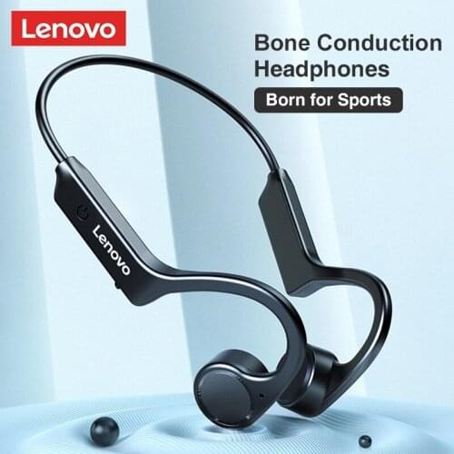 Lenovo X4 Bone Conduction Bluetooth Earphone Sport Running Waterproof Sweatproof Dustproof Wireless Headphone 2021 New Designed