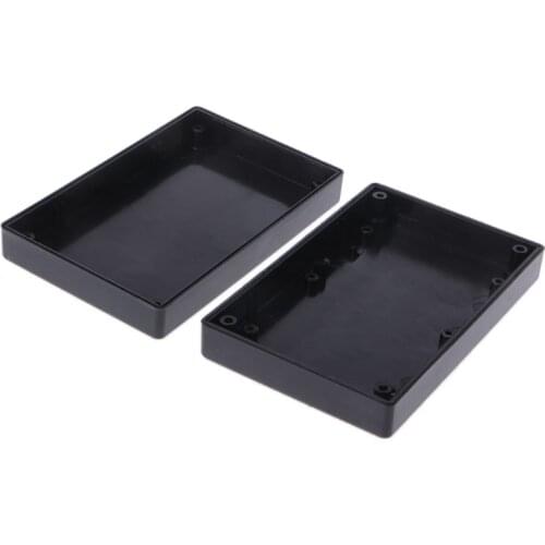 Black Waterproof Box Electronic Project Instrument Case Connector 125x80x32mm